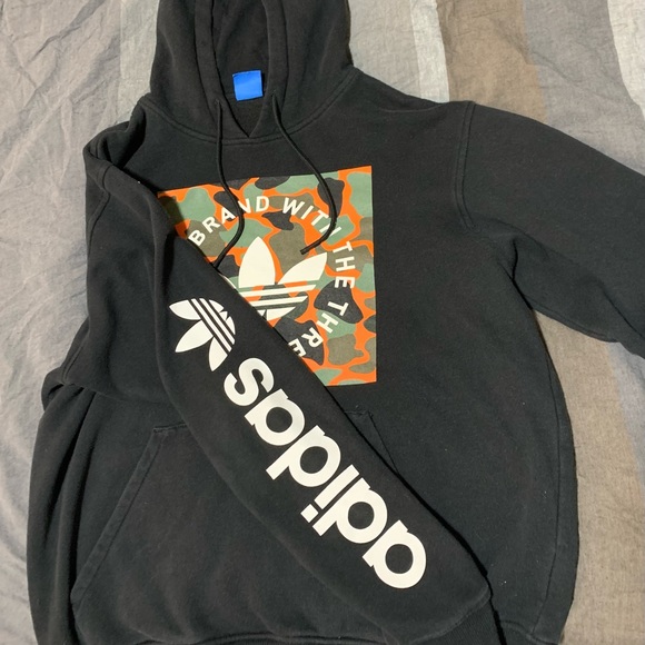 Black Adidas Hoodie - Picture 2 of 4